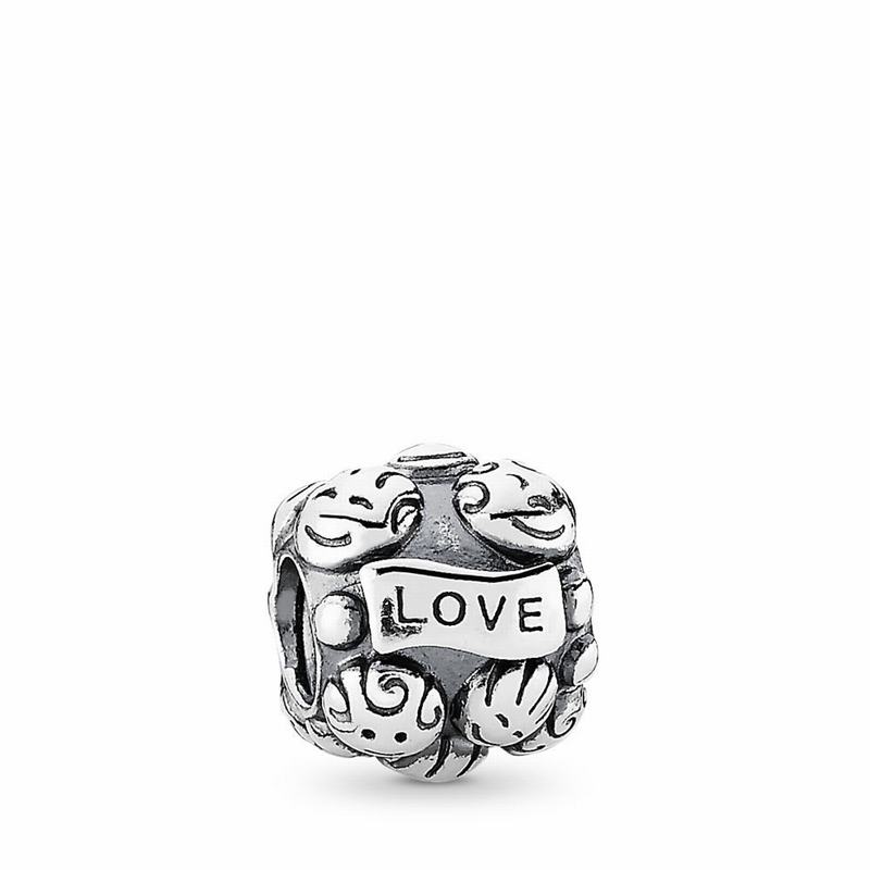 Pandora Love & Family Charm - Sterling Silver - Canada | QE8734QD